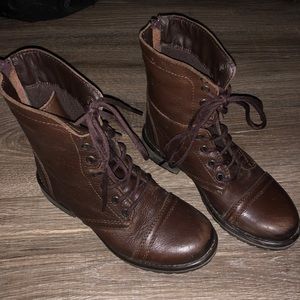 Steve Madden Women’s Brown Combat Boots